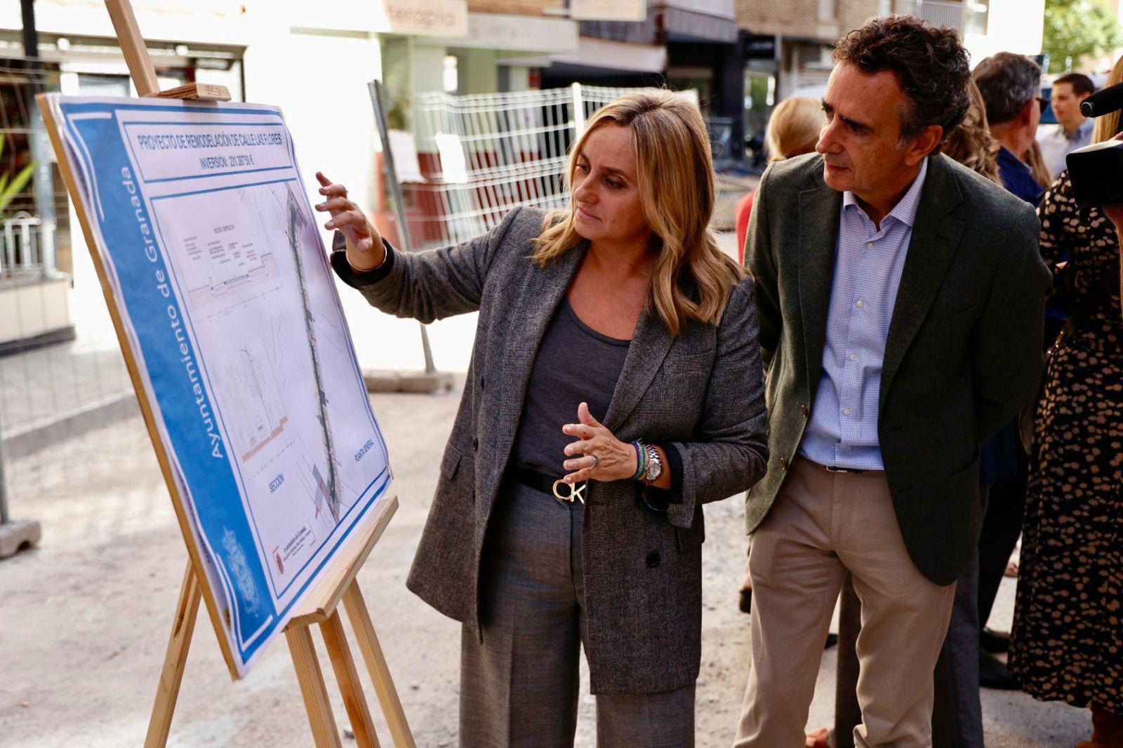 ©Ayto.Granada: El Ayuntamiento inicia el Plan de obras municipales 2024-27 con la remodelacin de la calle Las Flores, donde se dotar de ms rboles, mejor iluminacin y ms espacio para los peatones 